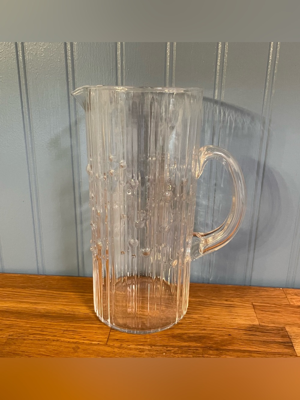 Vintage MCM littala “Mesi (Nectar)” Glass Pitcher by Artist Tapio Wirkkala